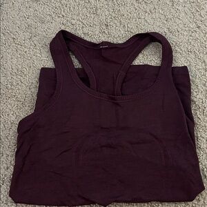 Burgundy Racerback Tank Top